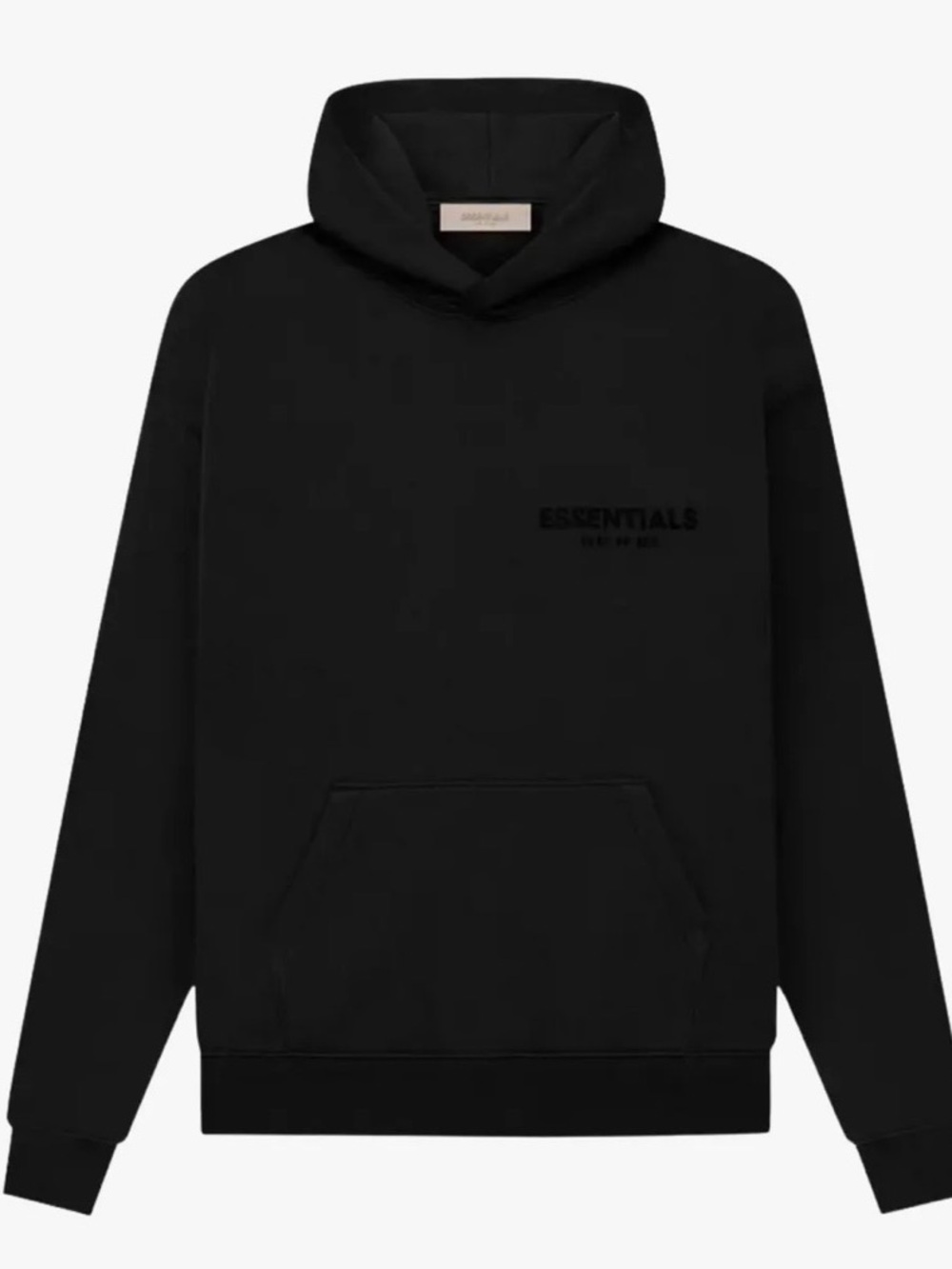 Fear of God Essentials Black for men Pullover Hoodie